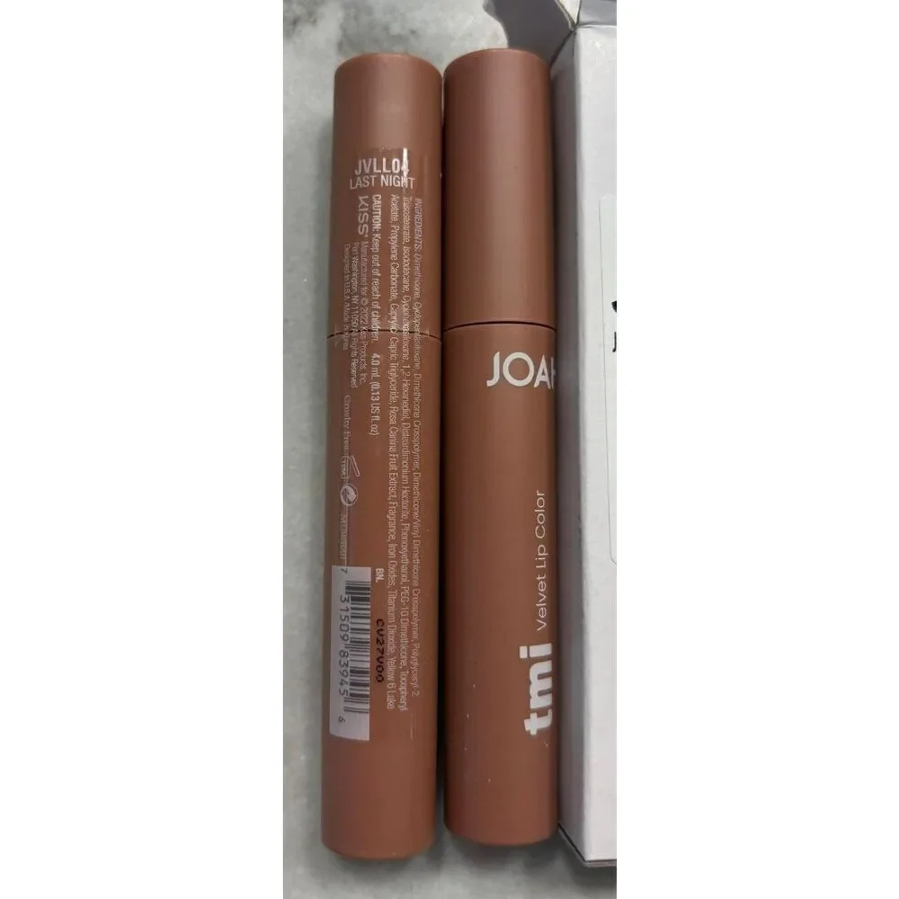 Joah TMI Velvet Lip Color JVLL04 Last Night Lot of 2